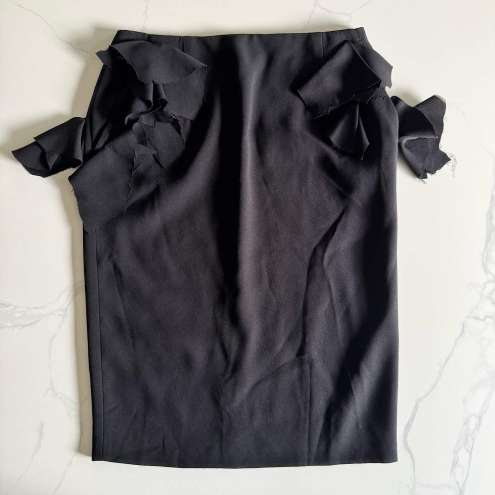 SOLD Jil Sander - Raf Simons- 2011 - Rip/Tears Abstract Skirt - IT 38